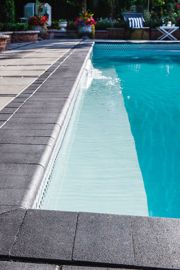 Travertine Pavers – Pool Deck Installation