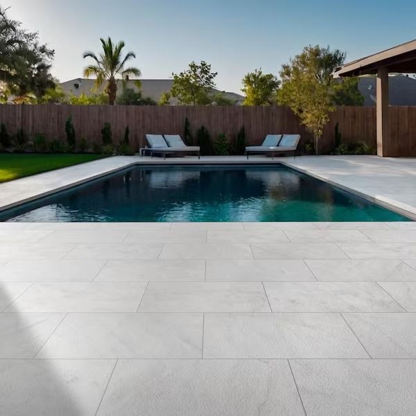 Natural Stone Deck Installation